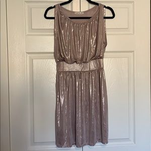 Lightweight Double Zero shimmer dress.